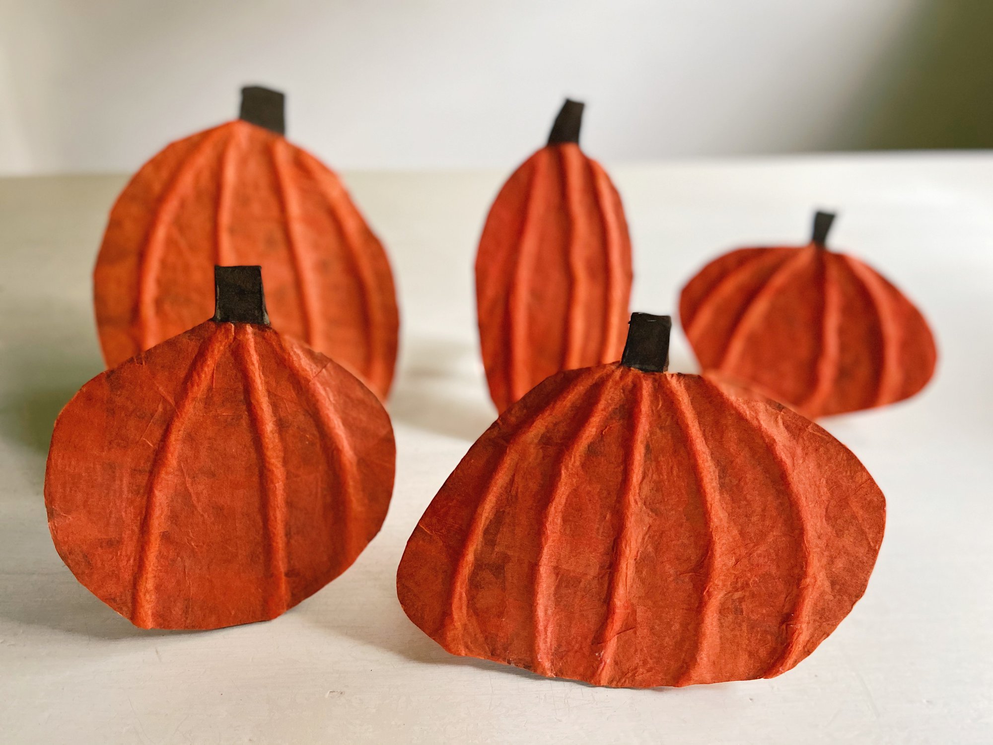 Cardboard Pumpkin Crafts! » Wayfarer Family